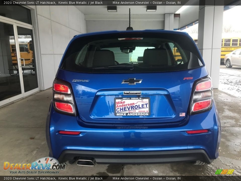 2020 Chevrolet Sonic LT Hatchback Kinetic Blue Metallic / Jet Black Photo #4