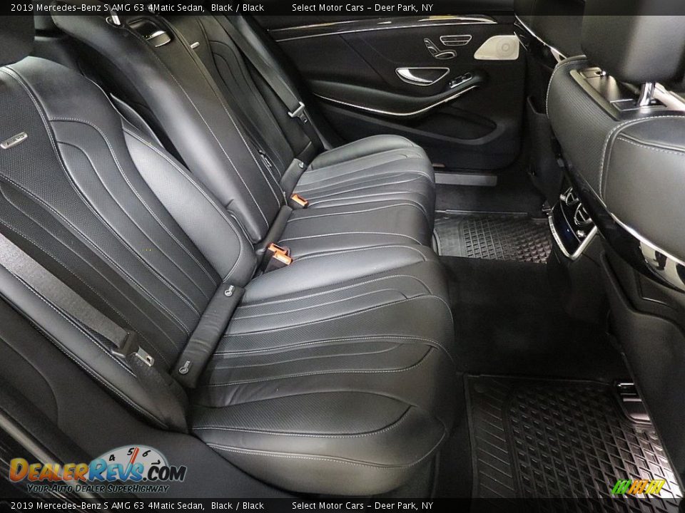 Rear Seat of 2019 Mercedes-Benz S AMG 63 4Matic Sedan Photo #23