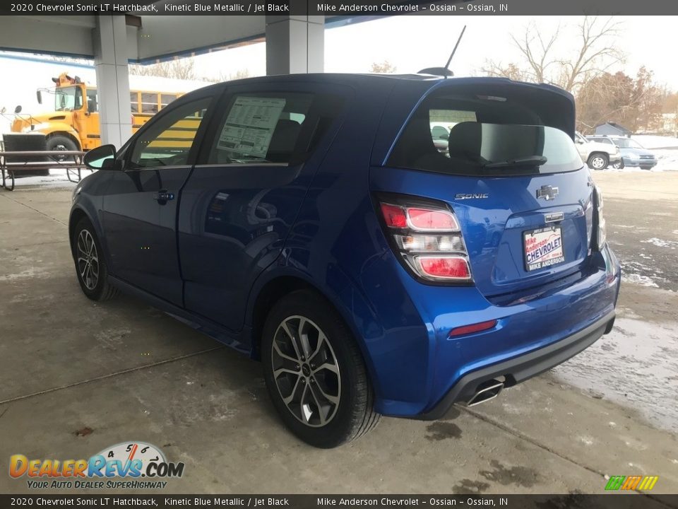 2020 Chevrolet Sonic LT Hatchback Kinetic Blue Metallic / Jet Black Photo #5