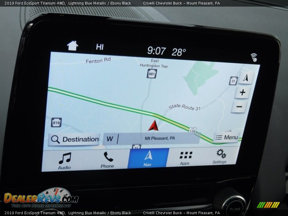 Navigation of 2019 Ford EcoSport Titanium 4WD Photo #21