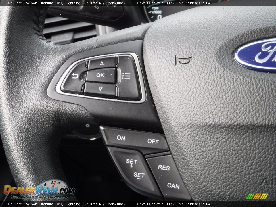 2019 Ford EcoSport Titanium 4WD Steering Wheel Photo #23