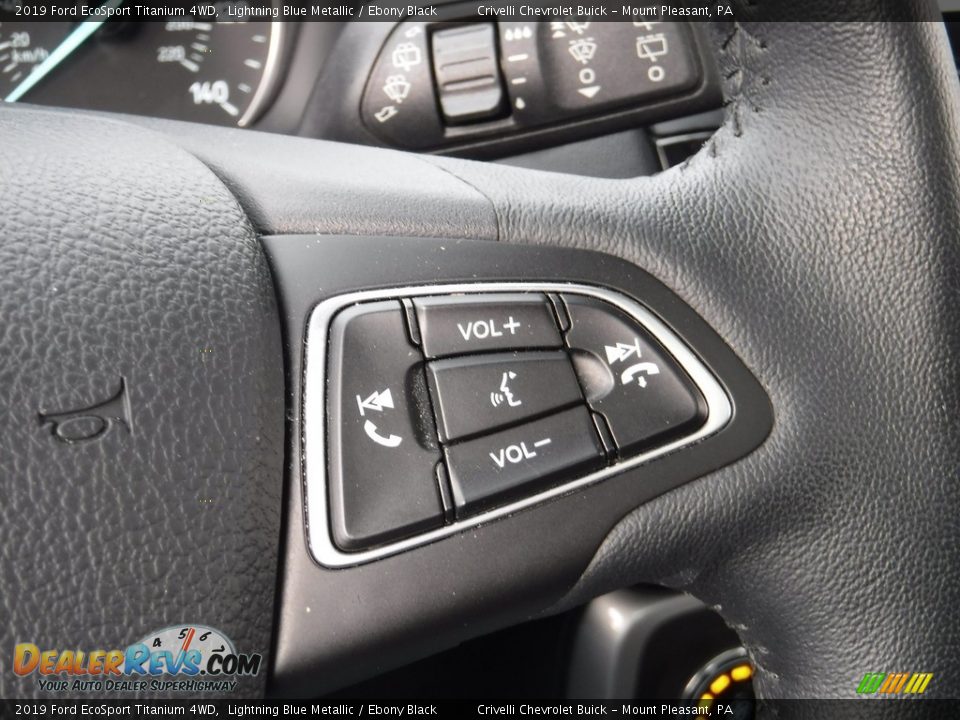 2019 Ford EcoSport Titanium 4WD Steering Wheel Photo #24