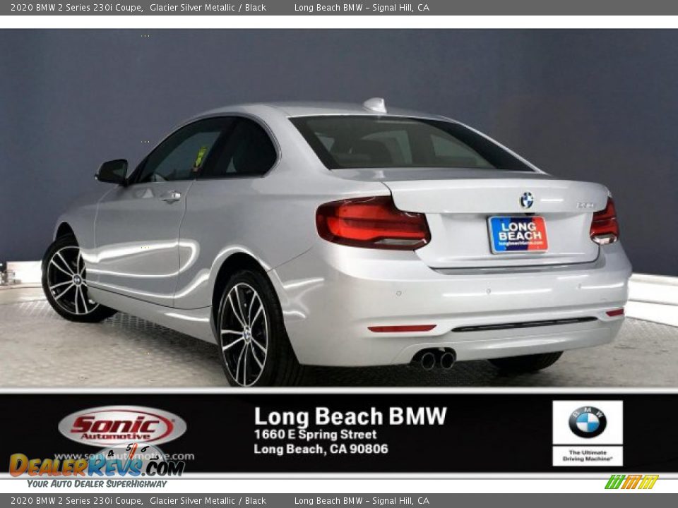 2020 BMW 2 Series 230i Coupe Glacier Silver Metallic / Black Photo #2