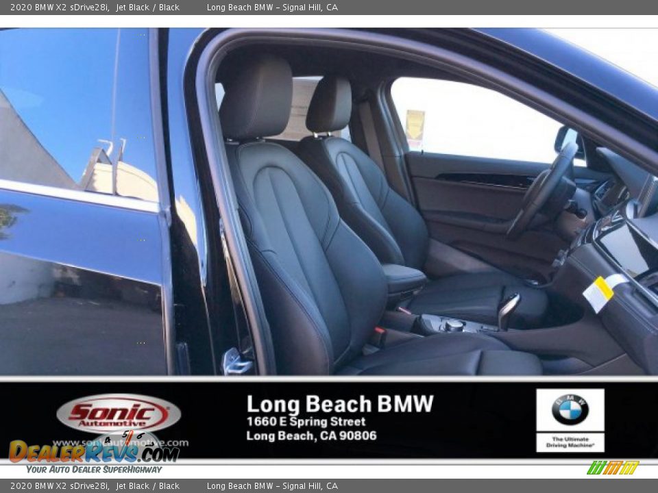 2020 BMW X2 sDrive28i Jet Black / Black Photo #7