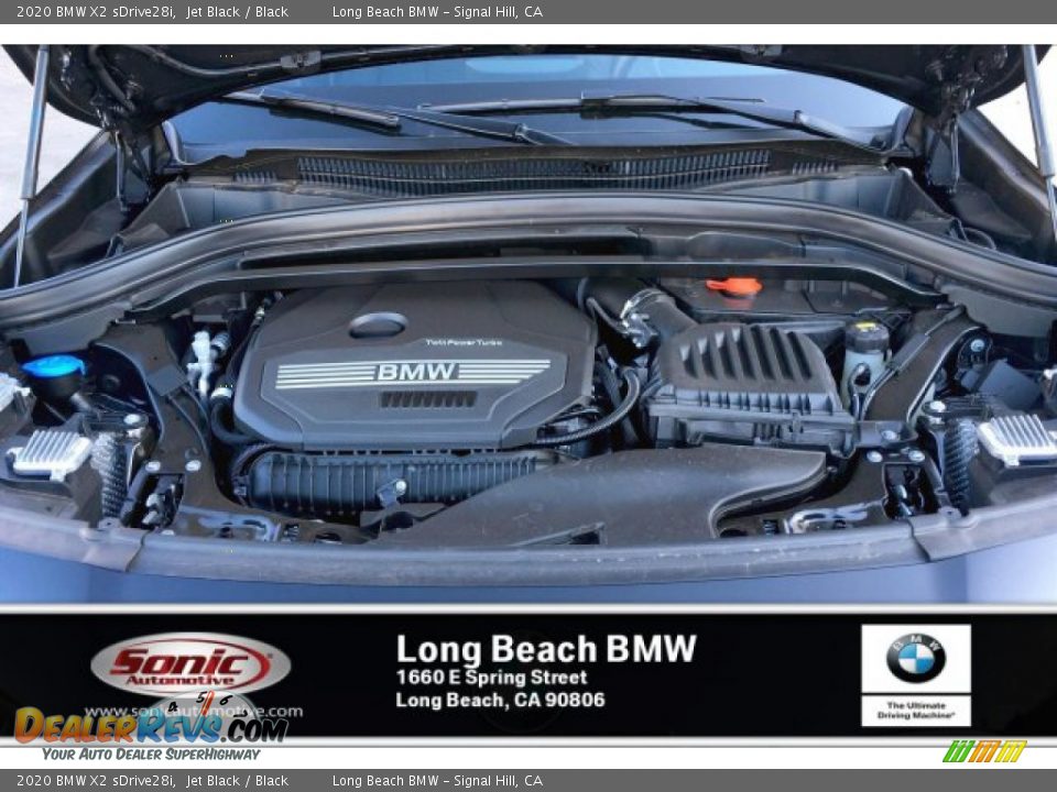 2020 BMW X2 sDrive28i Jet Black / Black Photo #8