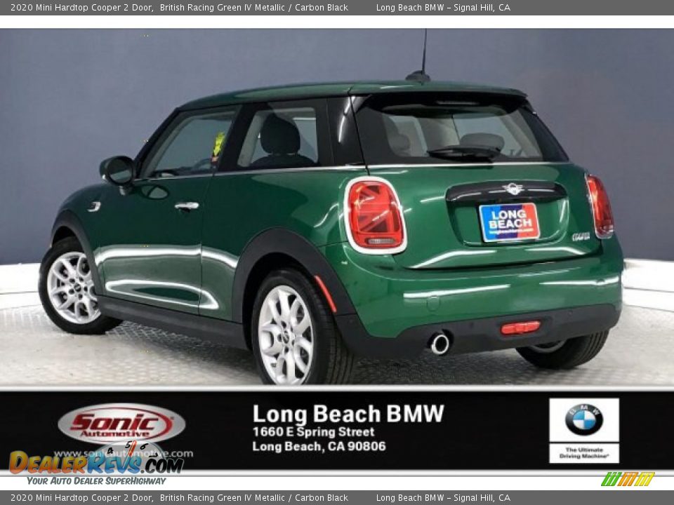 2020 Mini Hardtop Cooper 2 Door British Racing Green IV Metallic / Carbon Black Photo #2