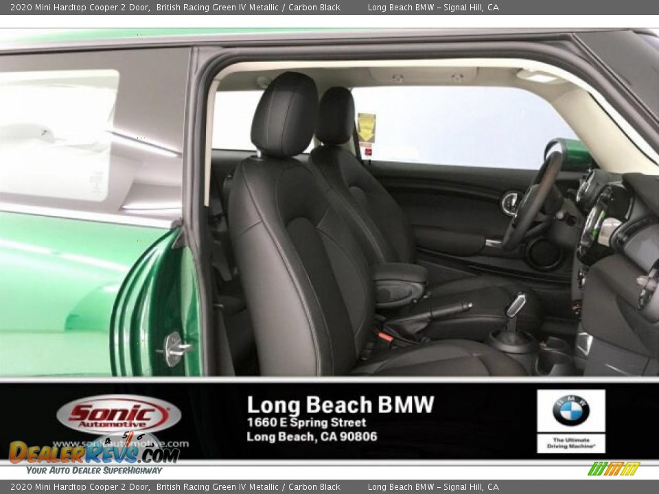 2020 Mini Hardtop Cooper 2 Door British Racing Green IV Metallic / Carbon Black Photo #7