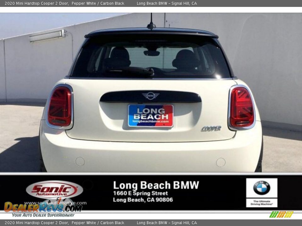 2020 Mini Hardtop Cooper 2 Door Pepper White / Carbon Black Photo #3