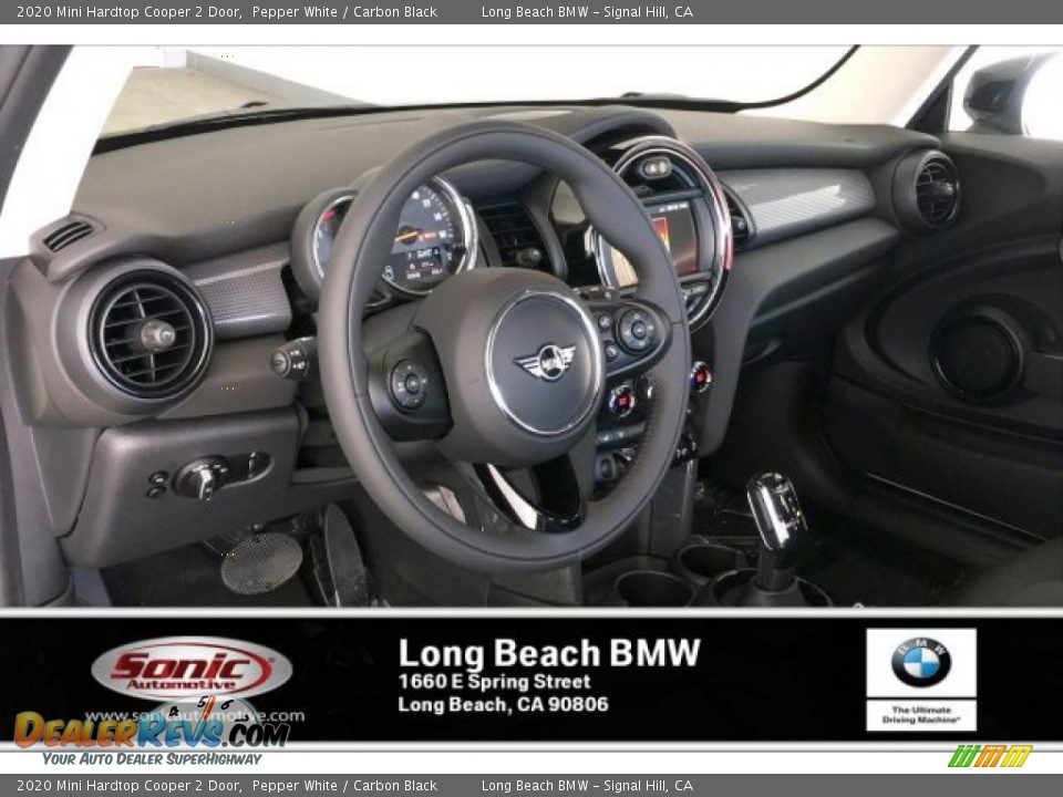 2020 Mini Hardtop Cooper 2 Door Pepper White / Carbon Black Photo #4