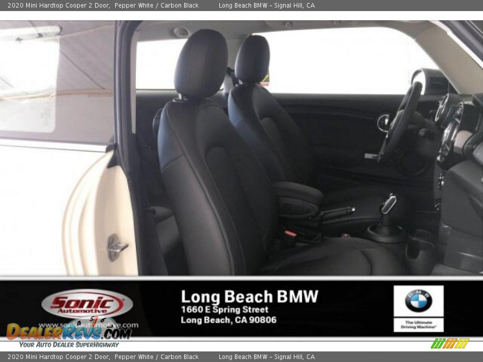 2020 Mini Hardtop Cooper 2 Door Pepper White / Carbon Black Photo #7