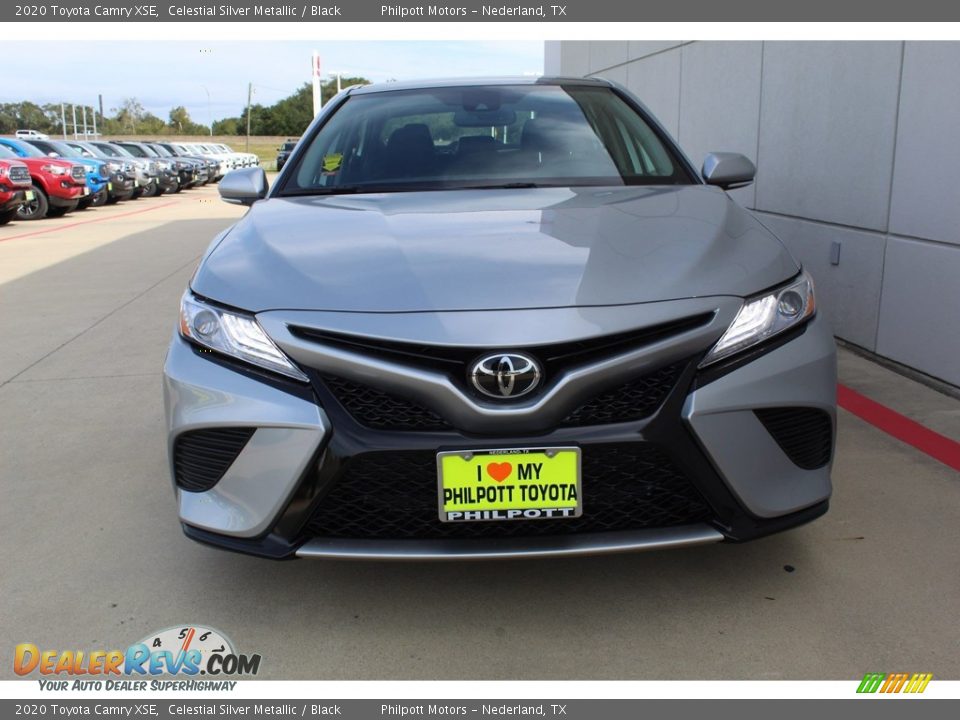 2020 Toyota Camry XSE Celestial Silver Metallic / Black Photo #2