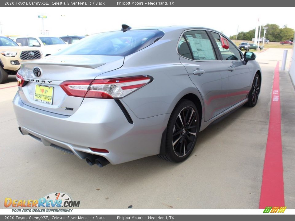 2020 Toyota Camry XSE Celestial Silver Metallic / Black Photo #7