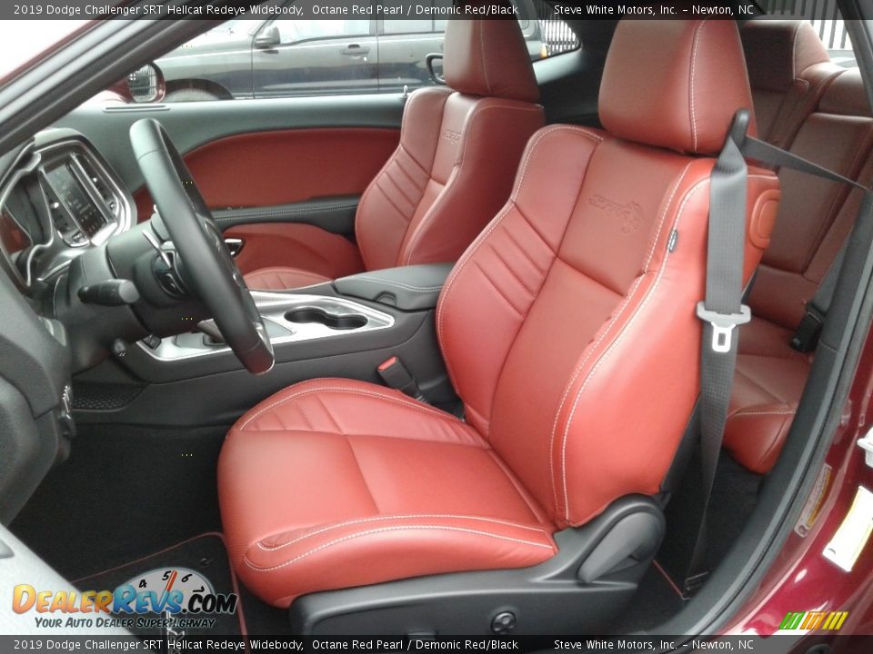 Demonic Red/Black Interior - 2019 Dodge Challenger SRT Hellcat Redeye Widebody Photo #10