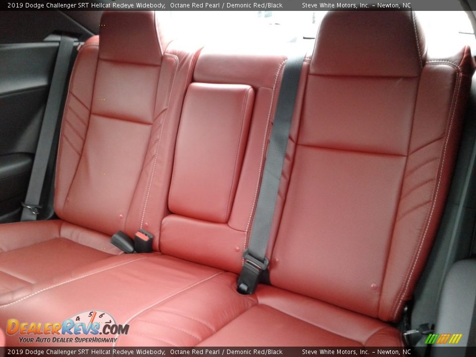 Rear Seat of 2019 Dodge Challenger SRT Hellcat Redeye Widebody Photo #11