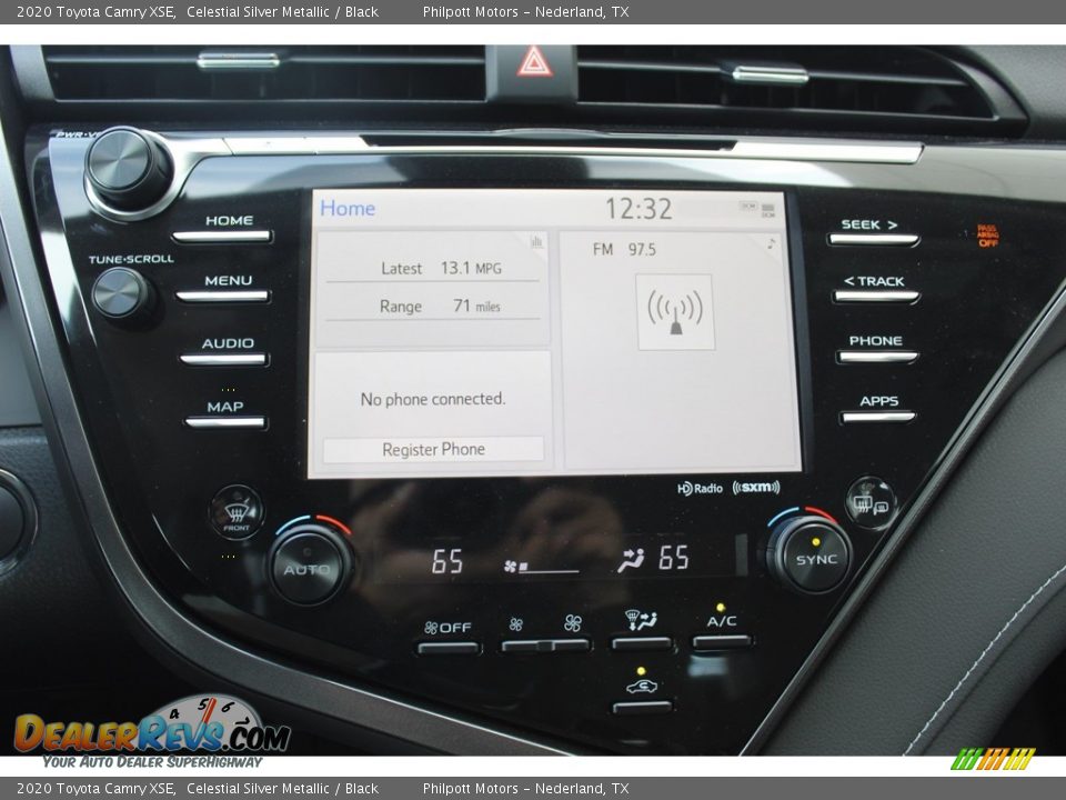 2020 Toyota Camry XSE Celestial Silver Metallic / Black Photo #13