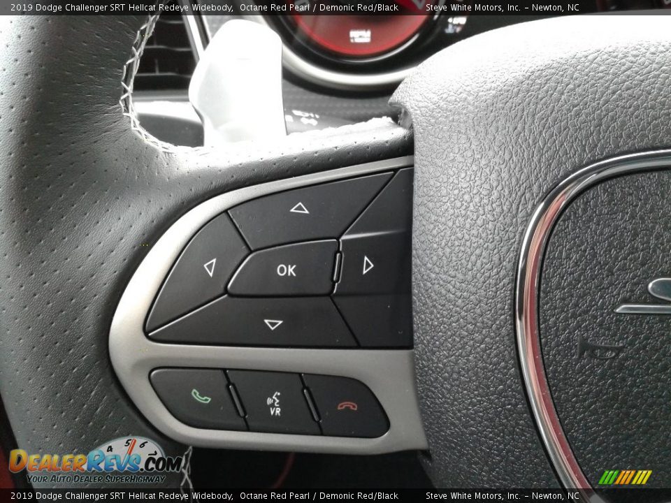 2019 Dodge Challenger SRT Hellcat Redeye Widebody Steering Wheel Photo #16