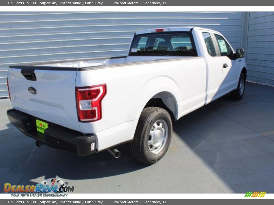 2019 Ford F150 XLT SuperCab Oxford White / Earth Gray Photo #7