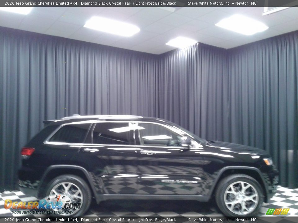 2020 Jeep Grand Cherokee Limited 4x4 Diamond Black Crystal Pearl / Light Frost Beige/Black Photo #5