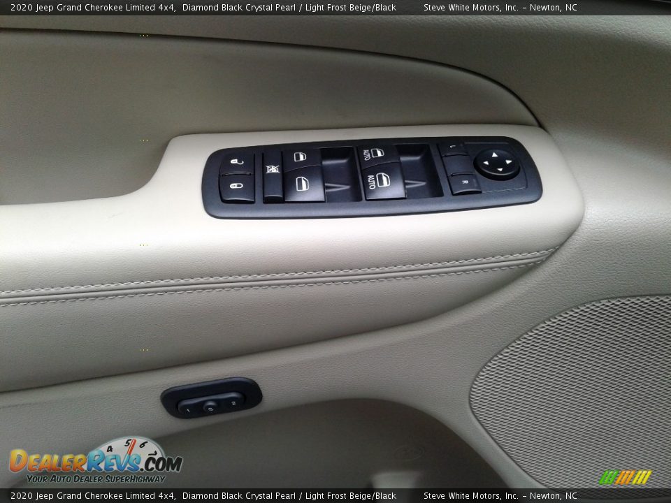 2020 Jeep Grand Cherokee Limited 4x4 Diamond Black Crystal Pearl / Light Frost Beige/Black Photo #9