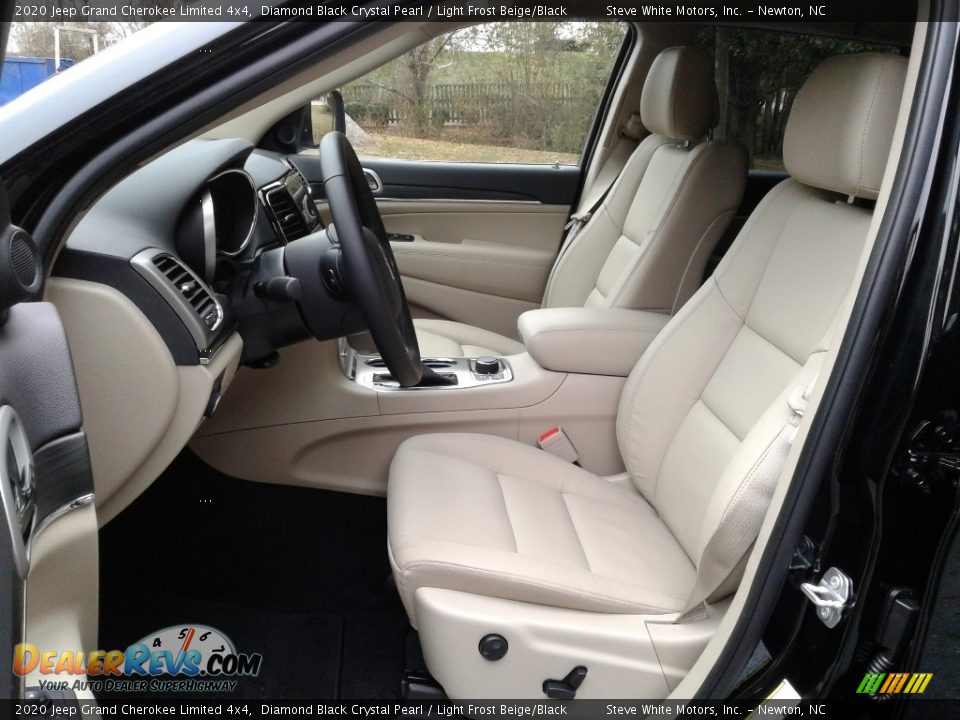 2020 Jeep Grand Cherokee Limited 4x4 Diamond Black Crystal Pearl / Light Frost Beige/Black Photo #10