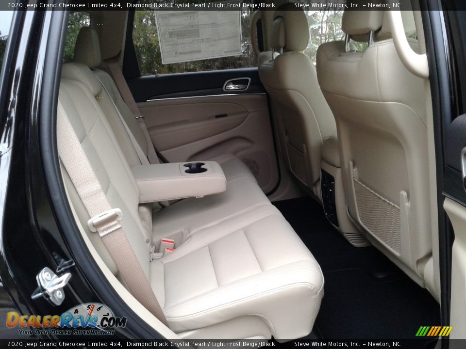 2020 Jeep Grand Cherokee Limited 4x4 Diamond Black Crystal Pearl / Light Frost Beige/Black Photo #15
