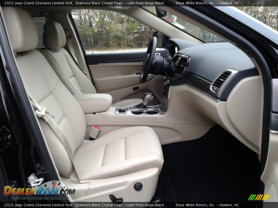2020 Jeep Grand Cherokee Limited 4x4 Diamond Black Crystal Pearl / Light Frost Beige/Black Photo #16