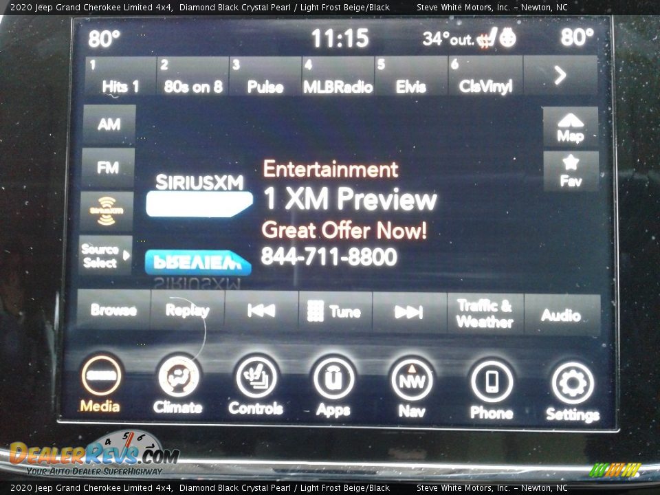 2020 Jeep Grand Cherokee Limited 4x4 Diamond Black Crystal Pearl / Light Frost Beige/Black Photo #22