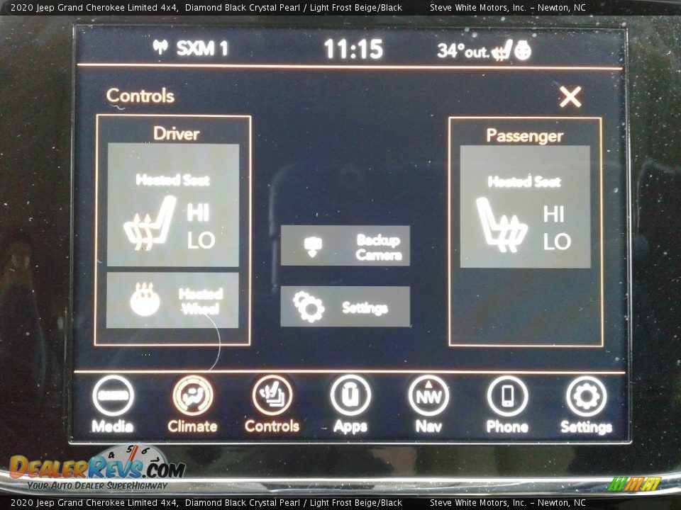 2020 Jeep Grand Cherokee Limited 4x4 Diamond Black Crystal Pearl / Light Frost Beige/Black Photo #26