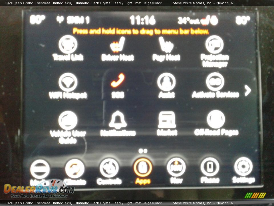 2020 Jeep Grand Cherokee Limited 4x4 Diamond Black Crystal Pearl / Light Frost Beige/Black Photo #27