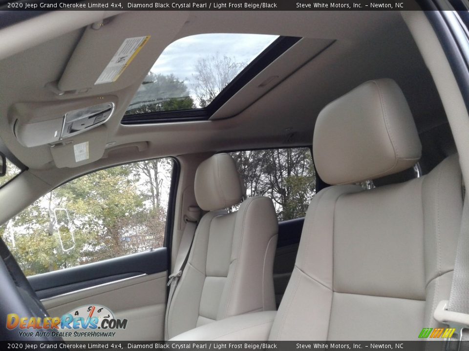 2020 Jeep Grand Cherokee Limited 4x4 Diamond Black Crystal Pearl / Light Frost Beige/Black Photo #34