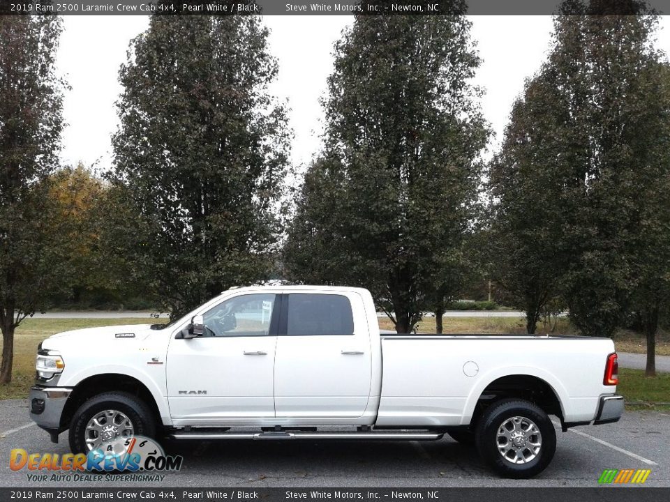 2019 Ram 2500 Laramie Crew Cab 4x4 Pearl White / Black Photo #1