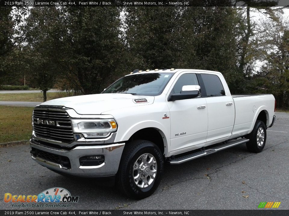 2019 Ram 2500 Laramie Crew Cab 4x4 Pearl White / Black Photo #2