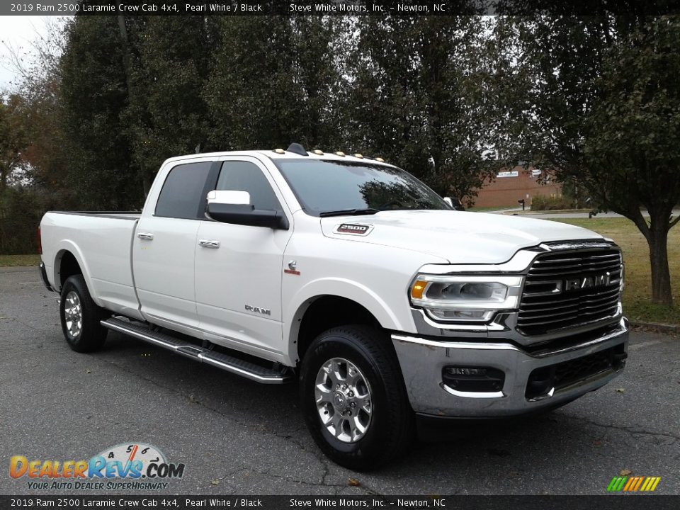 2019 Ram 2500 Laramie Crew Cab 4x4 Pearl White / Black Photo #4
