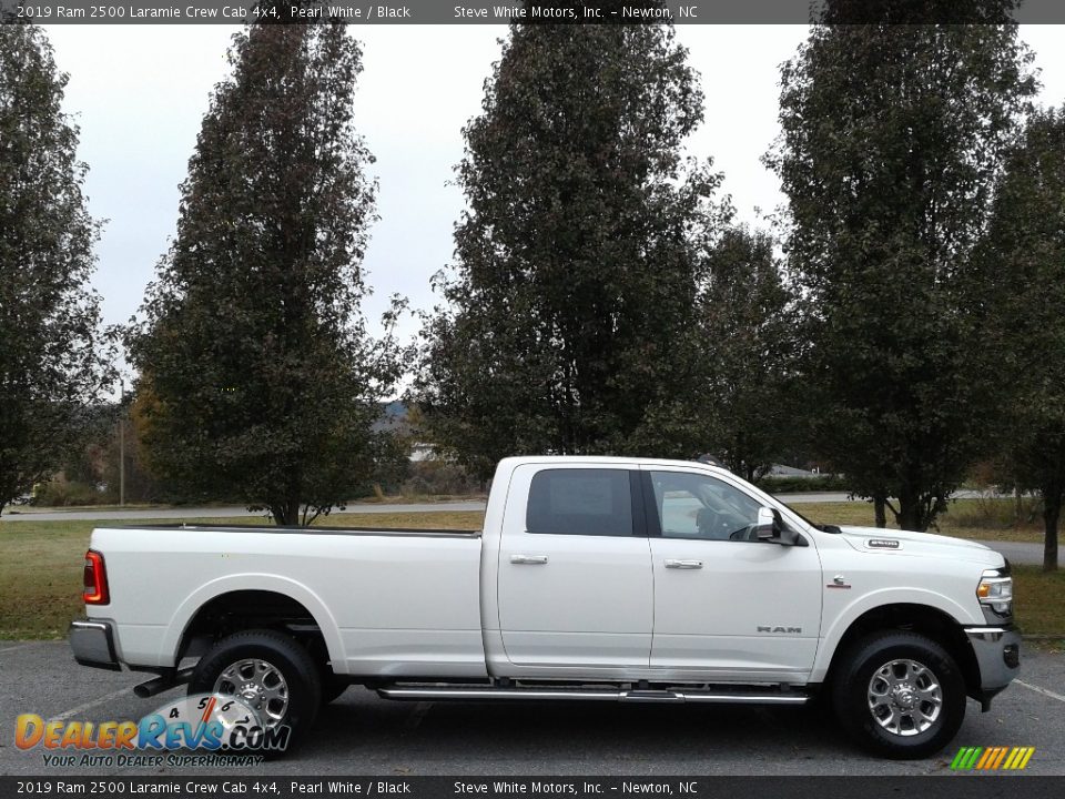 2019 Ram 2500 Laramie Crew Cab 4x4 Pearl White / Black Photo #5