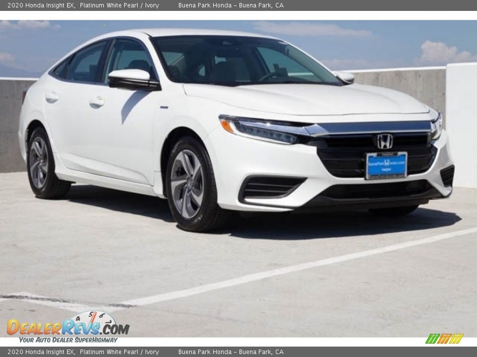 2020 Honda Insight EX Platinum White Pearl / Ivory Photo #1