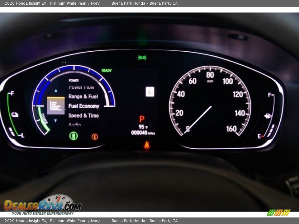 2020 Honda Insight EX Platinum White Pearl / Ivory Photo #20