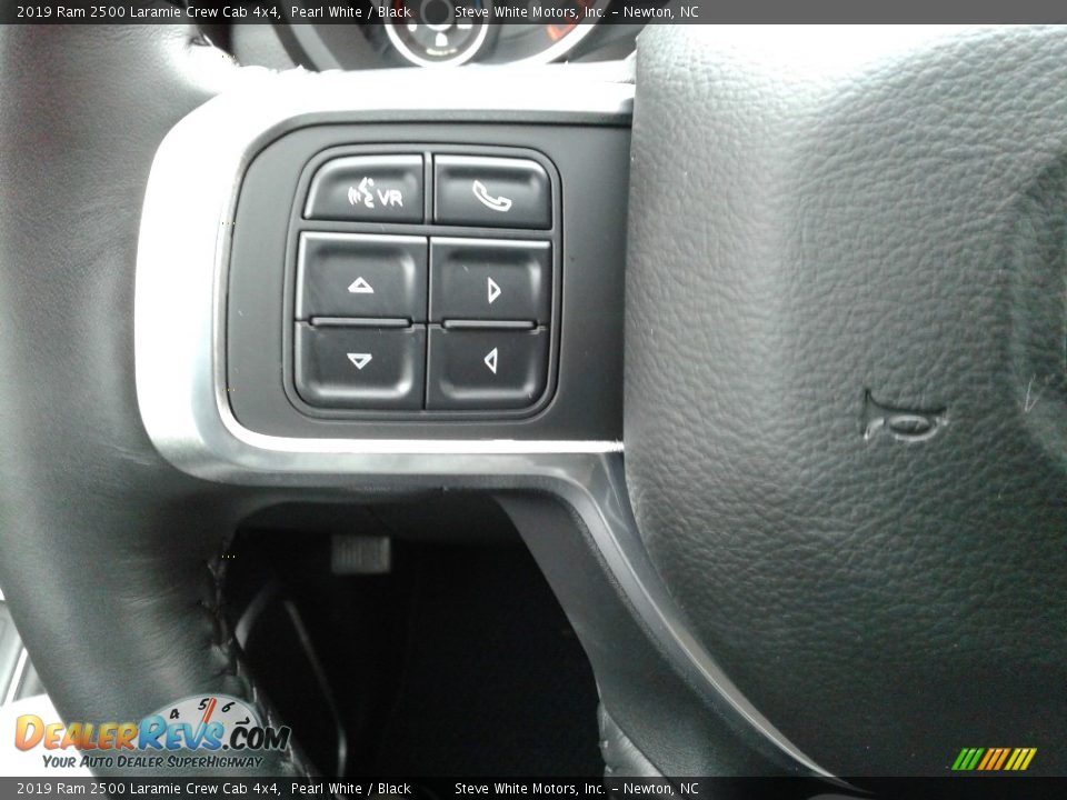 2019 Ram 2500 Laramie Crew Cab 4x4 Pearl White / Black Photo #19