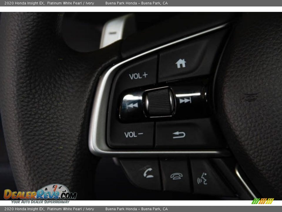 2020 Honda Insight EX Platinum White Pearl / Ivory Photo #22