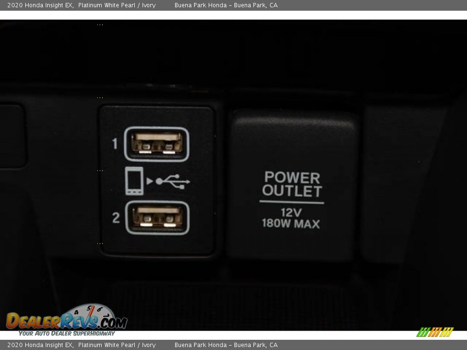 2020 Honda Insight EX Platinum White Pearl / Ivory Photo #25