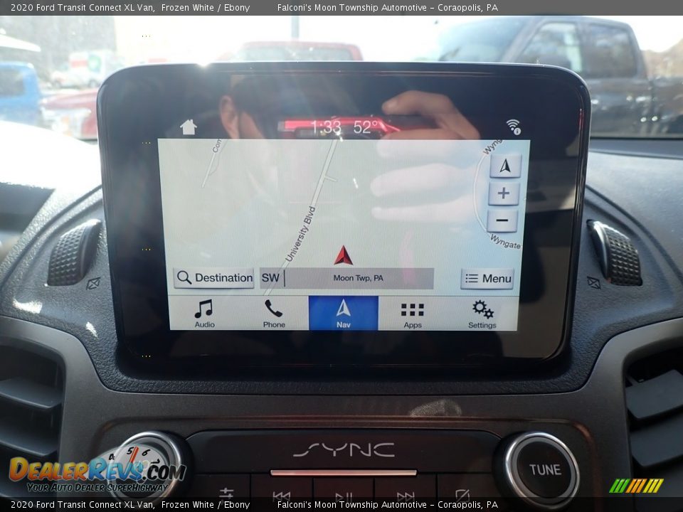 2020 Ford Transit Connect XL Van Frozen White / Ebony Photo #11