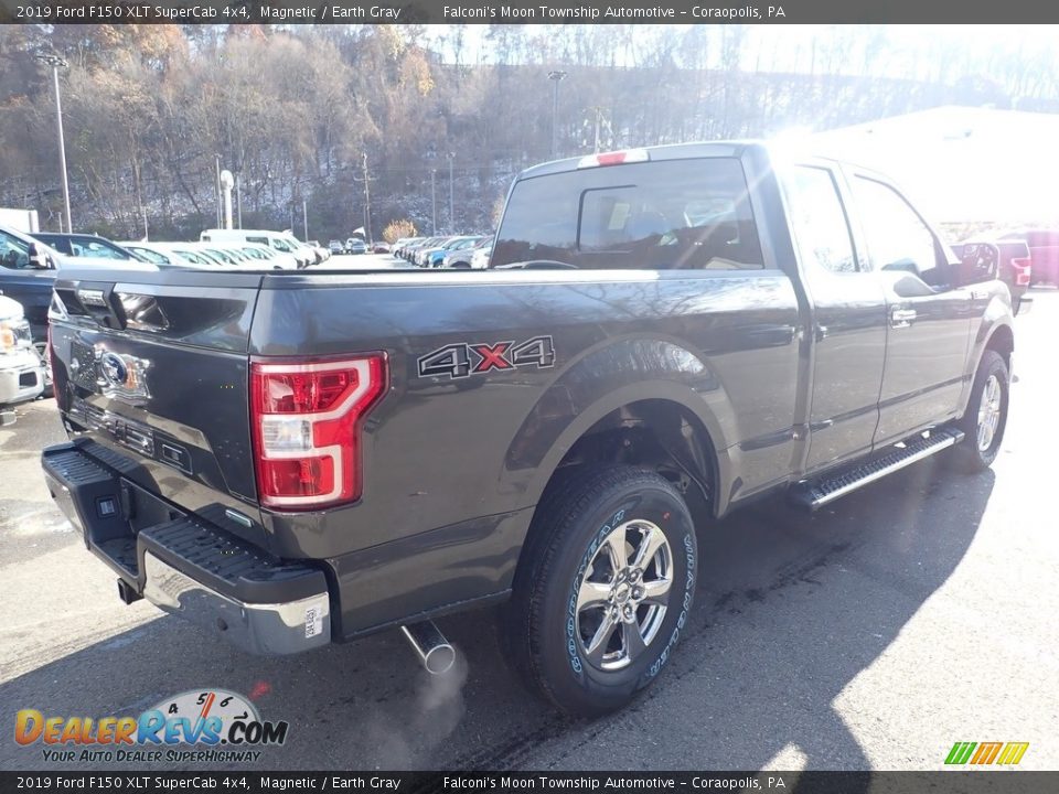 2019 Ford F150 XLT SuperCab 4x4 Magnetic / Earth Gray Photo #2