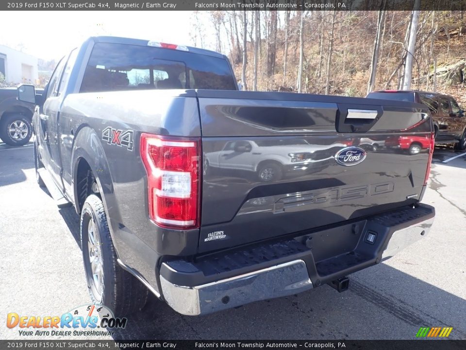 2019 Ford F150 XLT SuperCab 4x4 Magnetic / Earth Gray Photo #6