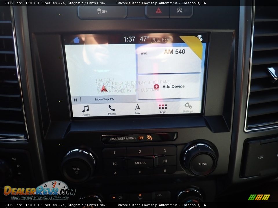 2019 Ford F150 XLT SuperCab 4x4 Magnetic / Earth Gray Photo #13