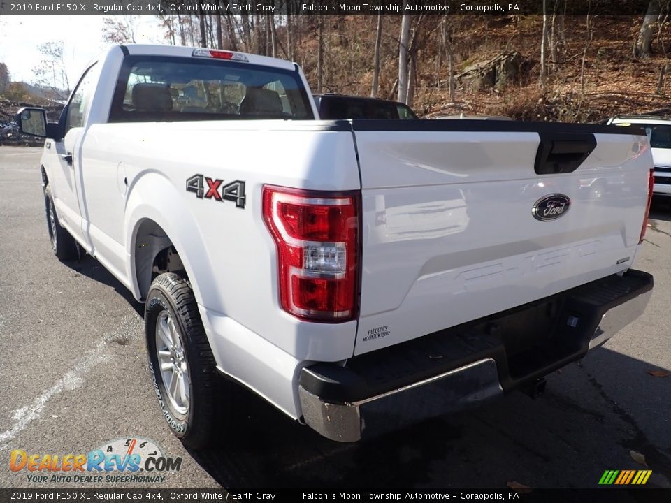 2019 Ford F150 XL Regular Cab 4x4 Oxford White / Earth Gray Photo #6