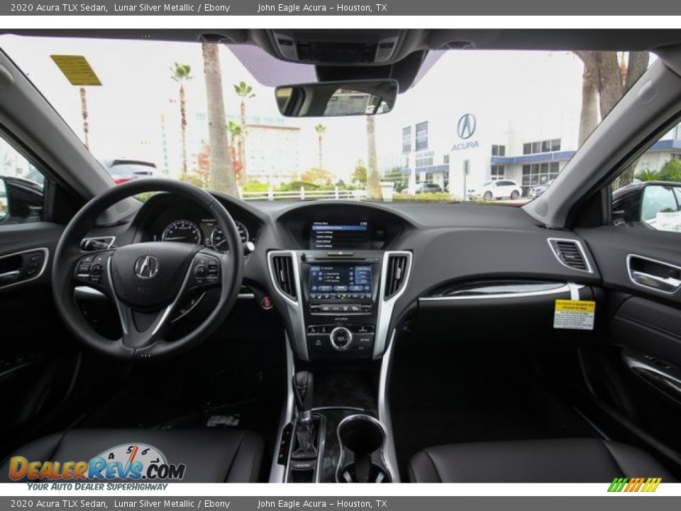 2020 Acura TLX Sedan Lunar Silver Metallic / Ebony Photo #10