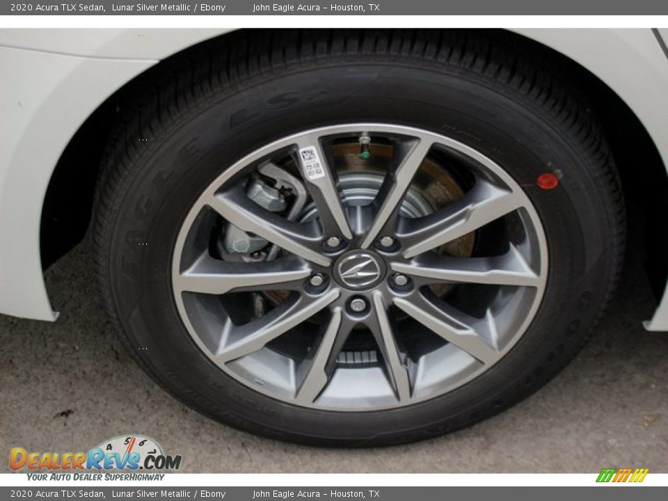 2020 Acura TLX Sedan Lunar Silver Metallic / Ebony Photo #12