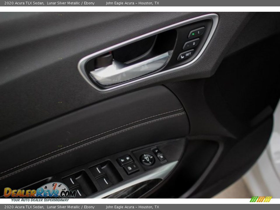 2020 Acura TLX Sedan Lunar Silver Metallic / Ebony Photo #13