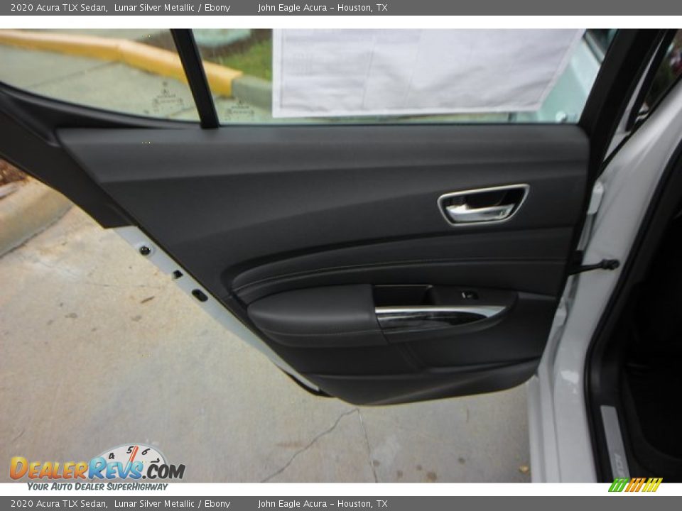 2020 Acura TLX Sedan Lunar Silver Metallic / Ebony Photo #18