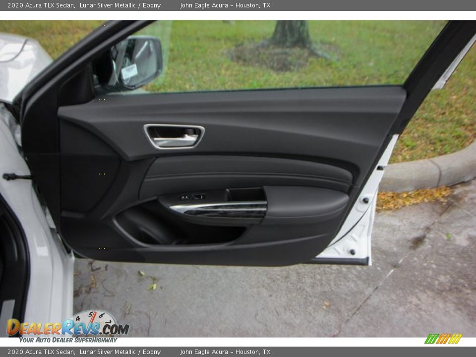 2020 Acura TLX Sedan Lunar Silver Metallic / Ebony Photo #23