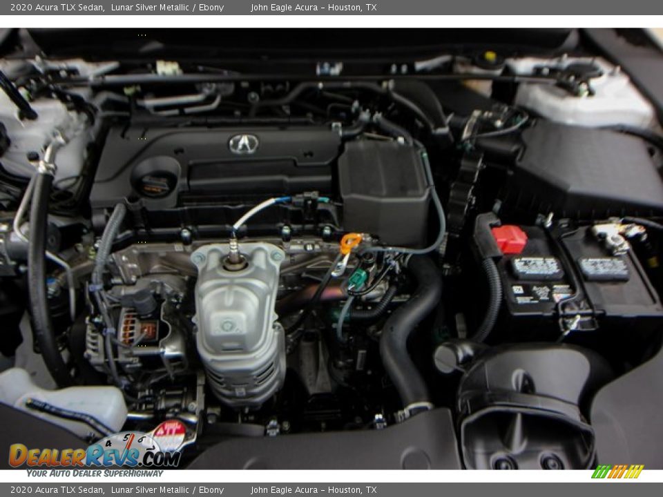 2020 Acura TLX Sedan Lunar Silver Metallic / Ebony Photo #25